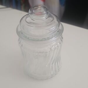 New Glass Apothecary Jar with sealed glass lid